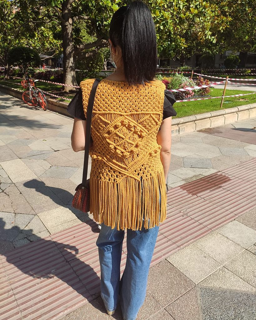 Mi Proyecto del curso: Macramé: crea prendas de ropa únicas 1