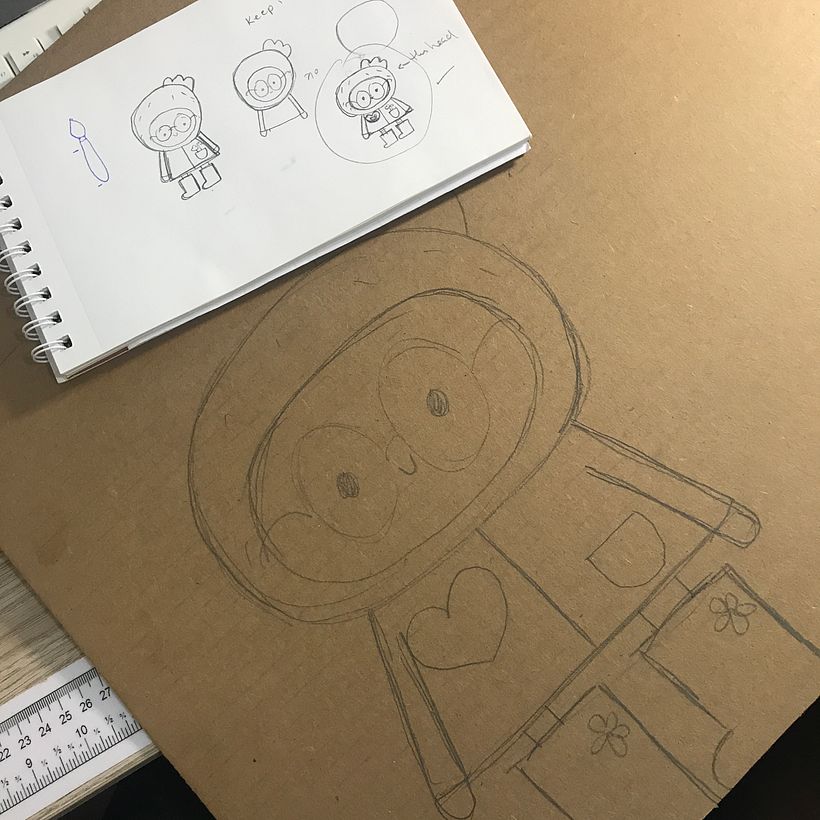 Mi Proyecto del curso: Papel maché para principiantes: esculpe un personaje colorido 2