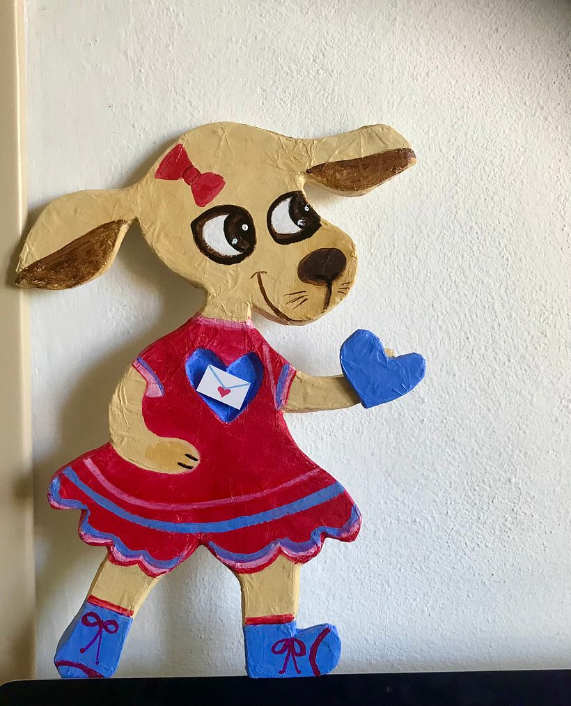 Il mio progetto del corso: Cartapesta per principianti: scolpisci personaggi colorati 3