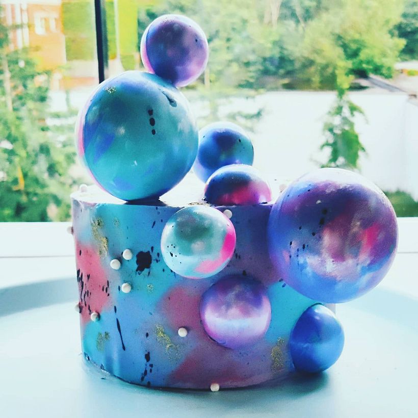 My project in Cake Design: Modern Decorating Techniques course 2