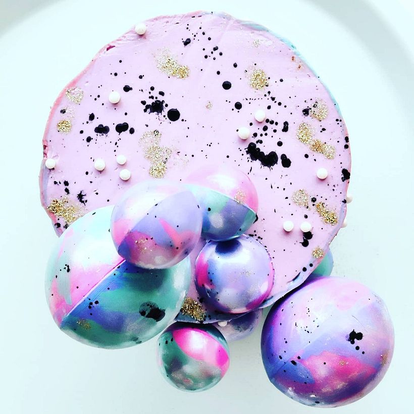 My project in Cake Design: Modern Decorating Techniques course 4