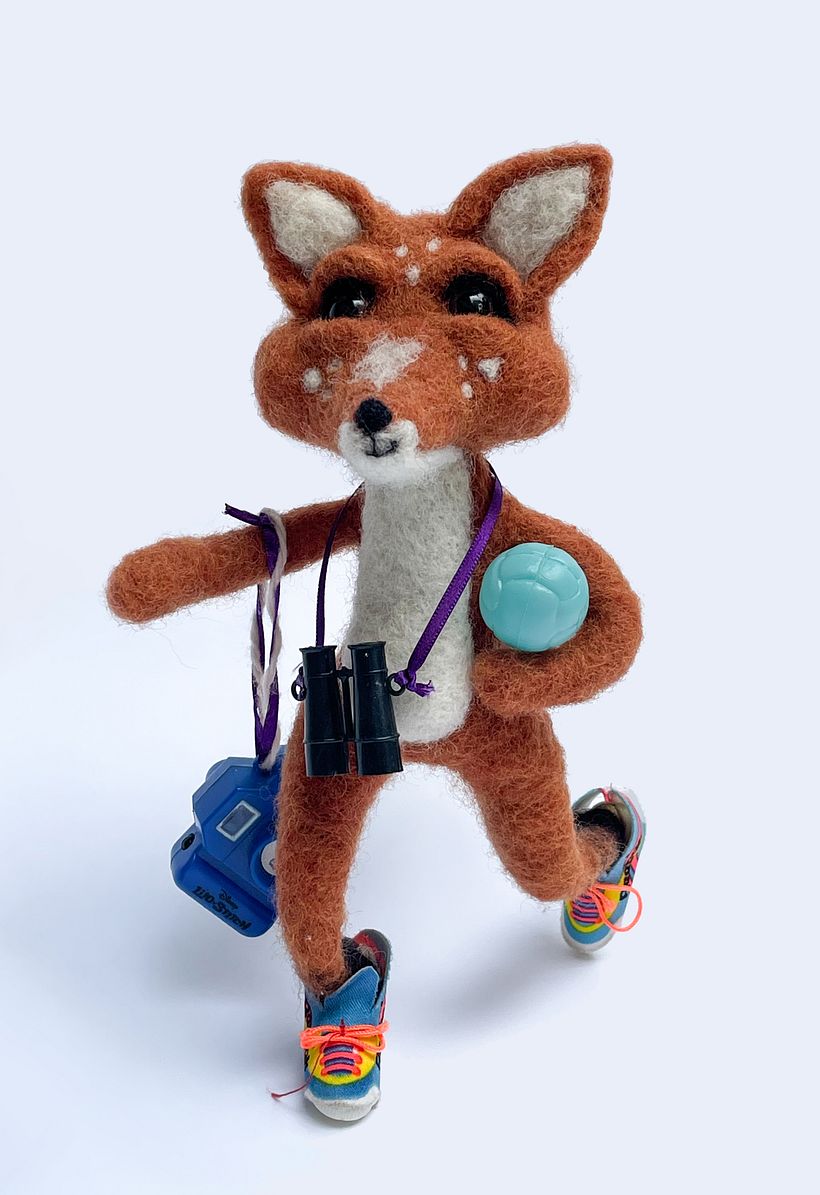 Mi Proyecto del curso: Needle felting: creación de personajes con lana y aguja 2