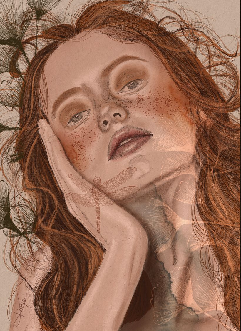 Mi Proyecto del curso: Retrato ilustrado con Procreate 3