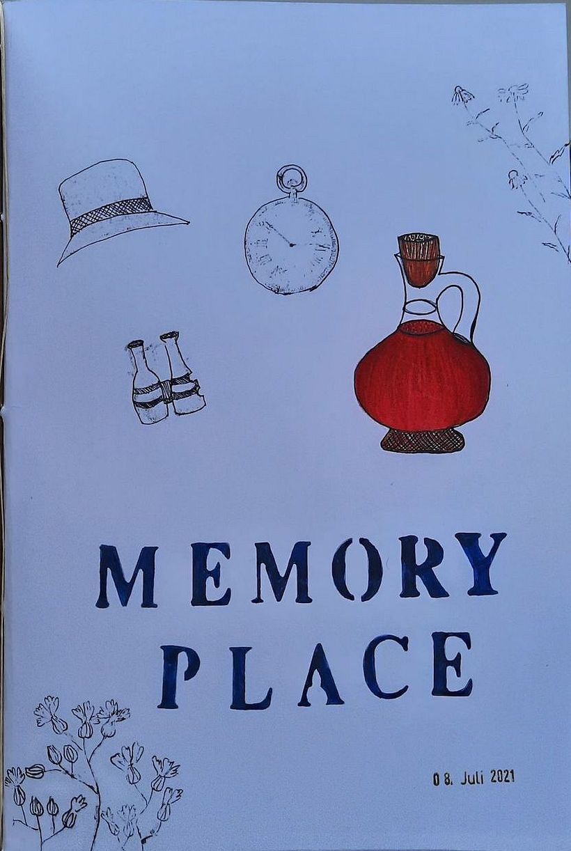 Name and first page of my sketchbook