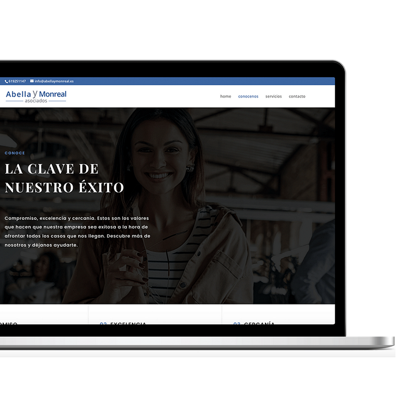 Página de conoce la empresa