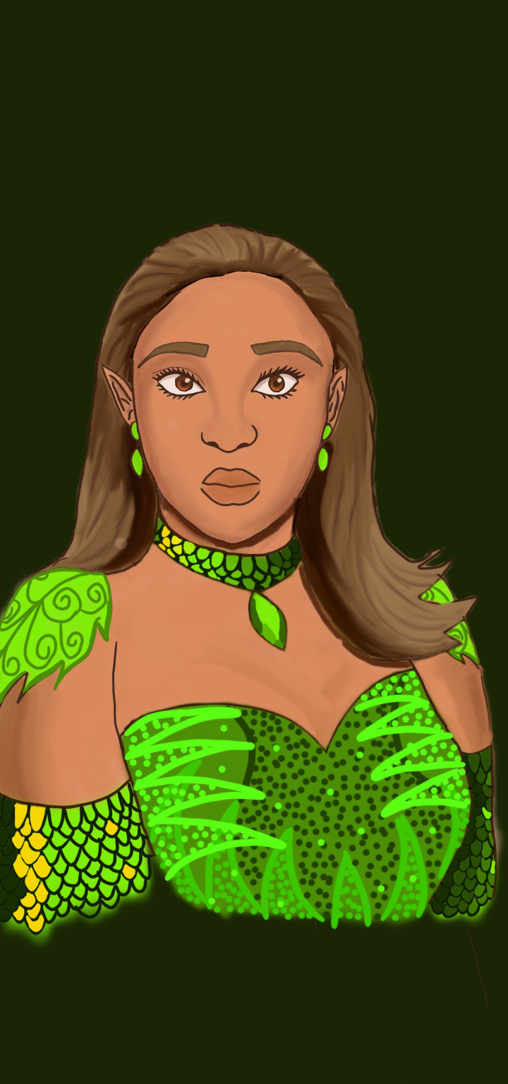 It took hours for me to come up with an idea for the character.