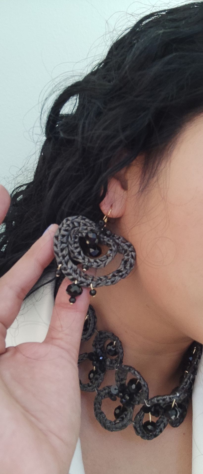 Meu projeto do curso: Joalheria em tecido com fibras naturais 7