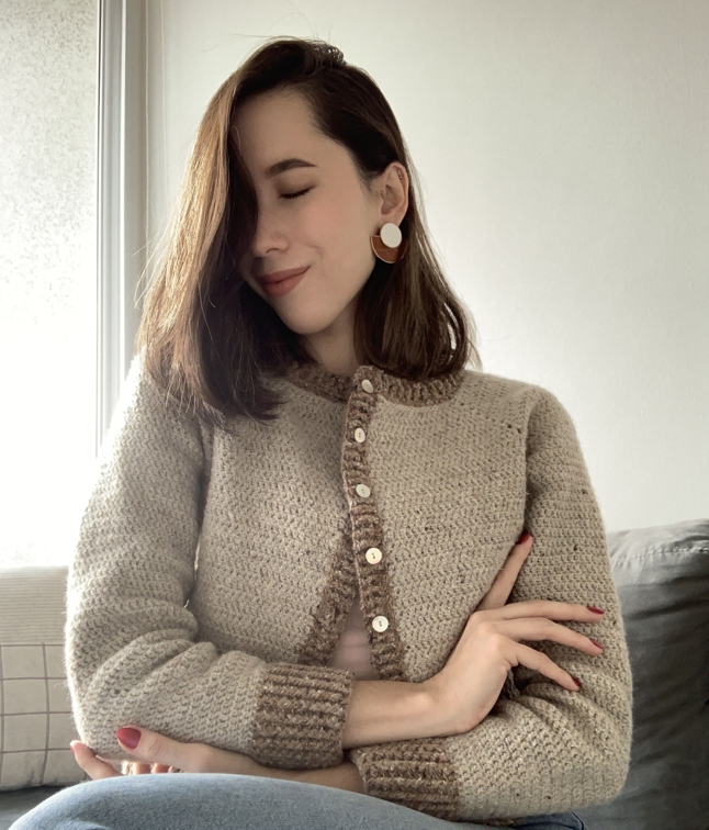 Mi Proyecto del curso:  Top-down: prendas a crochet de una sola pieza 1