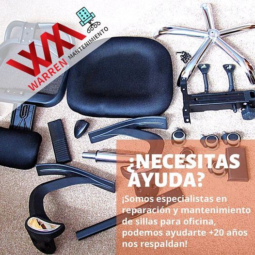 Mi Proyecto del curso: Mantenimiento de sillas de oficina- Warren Mantenimiento 3