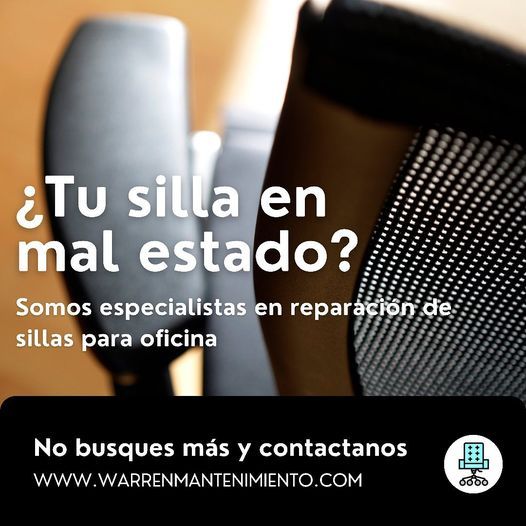 Mi Proyecto del curso: Mantenimiento de sillas de oficina- Warren Mantenimiento 5