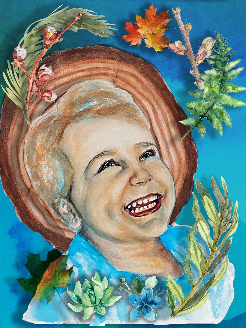 My project in Illustrated Portrait in Watercolor course: Portrait of Sawyer 1