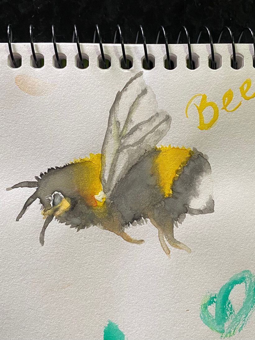 Playing with water colours 1