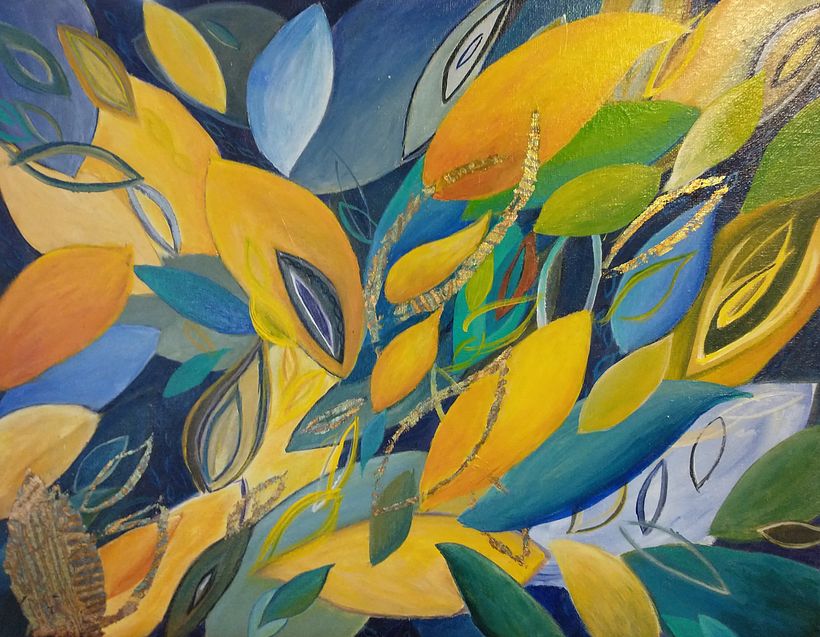 "Frenzie" Expressing Emotion through abstracted motif. 1