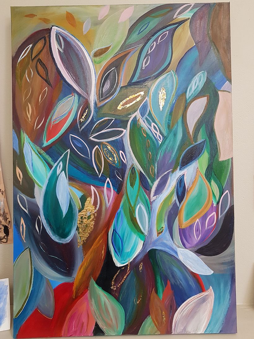 "Frenzie" Expressing Emotion through abstracted motif. 6