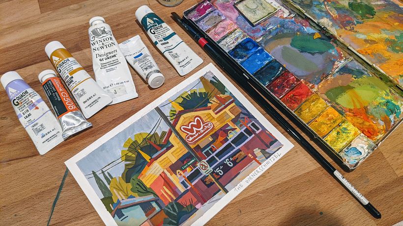 Gouache Paintings 6