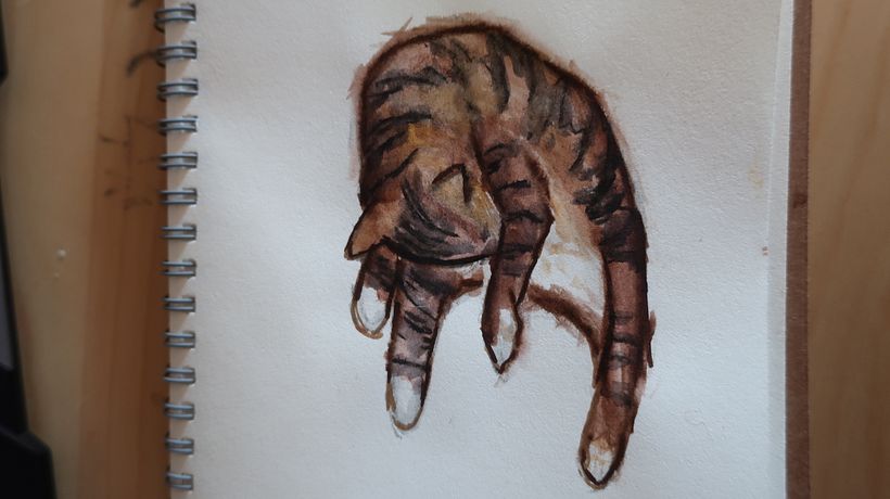 Anon - feutres Ecoline et crayons aquarellables
