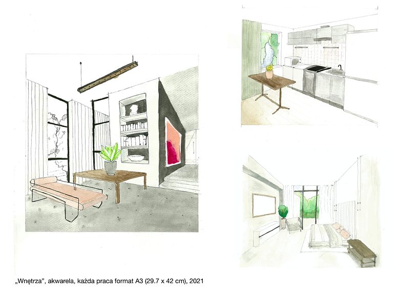 My project in Architectural Sketching with Watercolor and Ink course 2