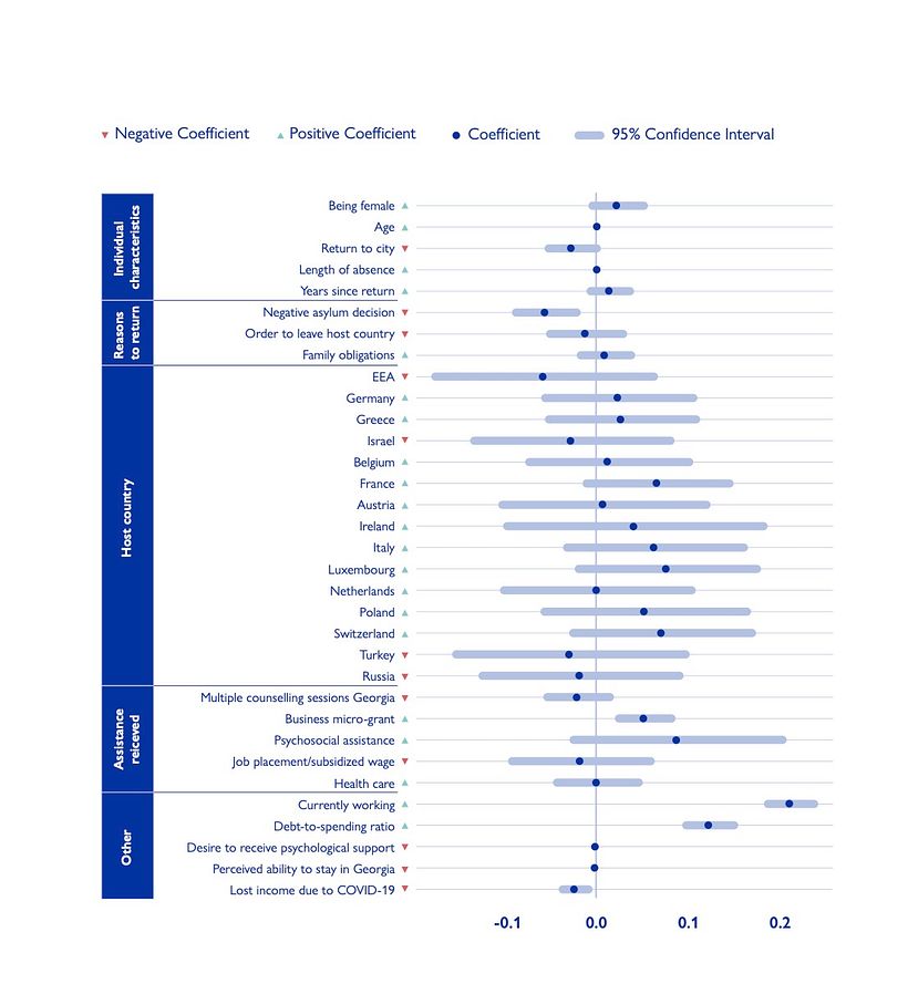 Research report including data visualizations for IOM (UN Migration), Georgia 3