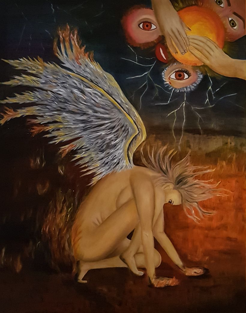 Inferno- olio su tela 1