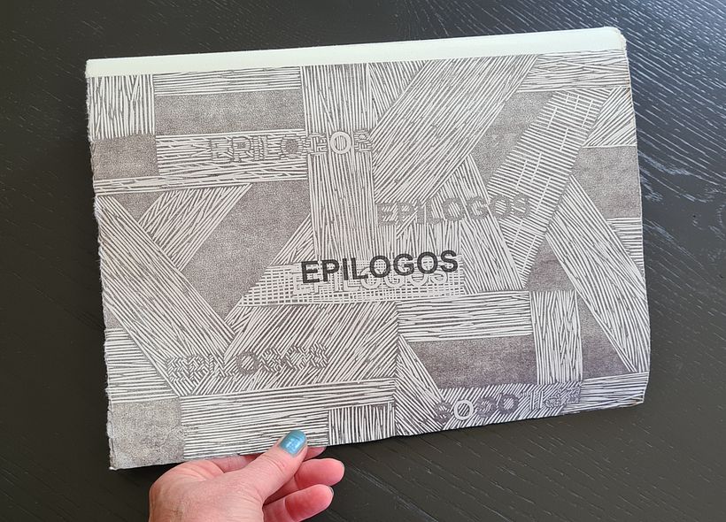 Attempt at making an Artist's book: Epilogos. My illutrations to a poem by Danish poet Inger Christensen 4