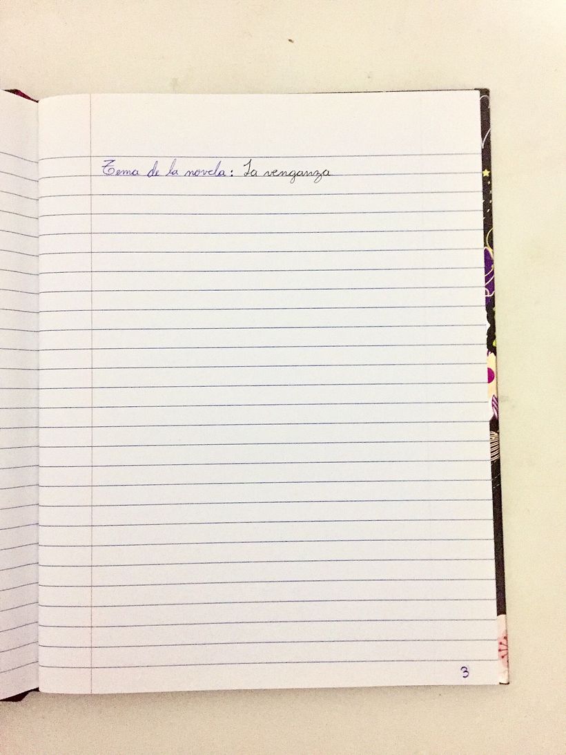 En proceso Cuaderno de Novela