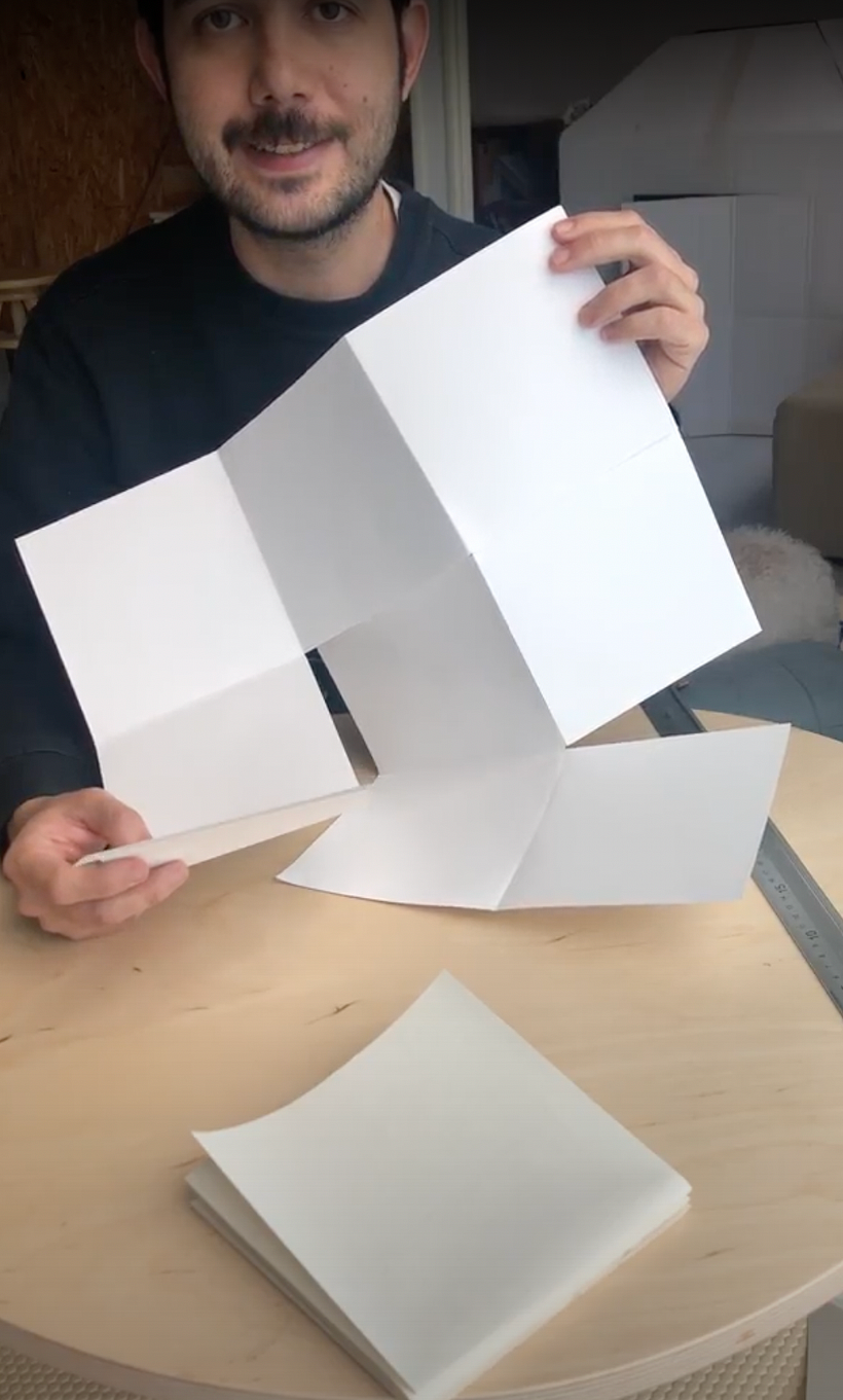 Cuando abras tu cuaderno, quedará así.