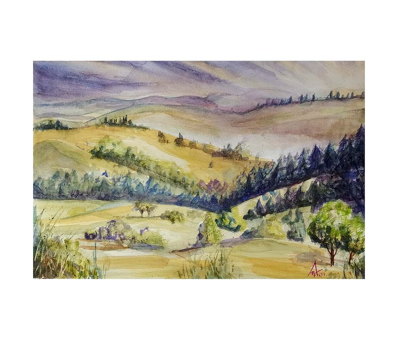 Paysages naturels à l’aquarelle 2