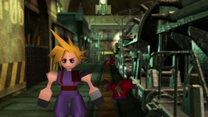 Escena inicial de “Final Fantasy VII”, con Cloud Strife.