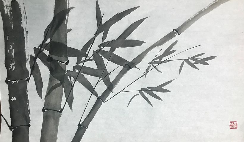 My project in Introduction to Sumi-e Painting course 4