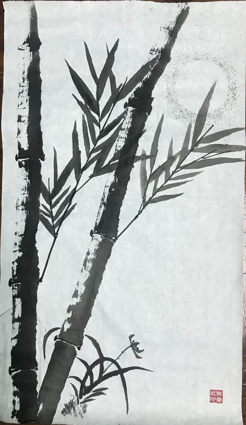 My project in Introduction to Sumi-e Painting course 4