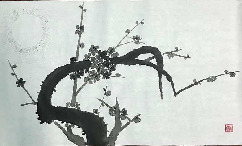 My project in Introduction to Sumi-e Painting course 6