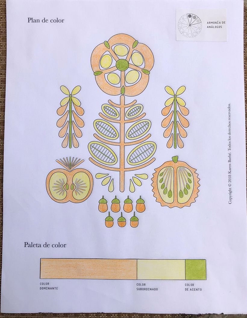 Mi Proyecto del curso: Teoría del color para proyectos textiles 3