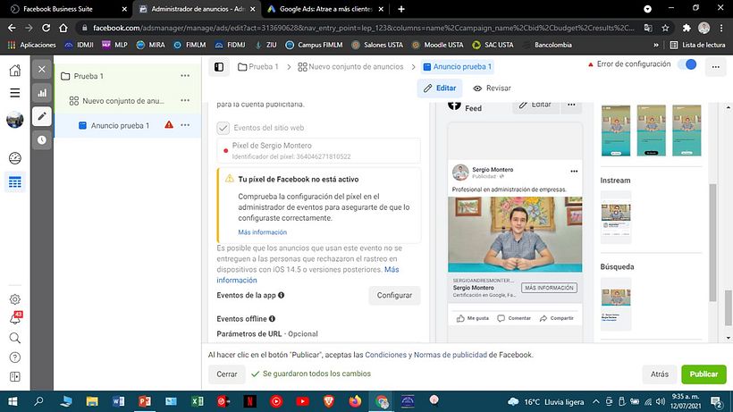 Mi Proyecto del curso: Google Ads y Facebook Ads desde cero 3