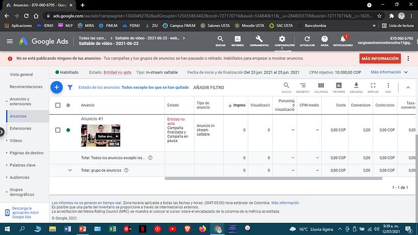 Mi Proyecto del curso: Google Ads y Facebook Ads desde cero 8