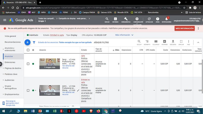 Mi Proyecto del curso: Google Ads y Facebook Ads desde cero 10