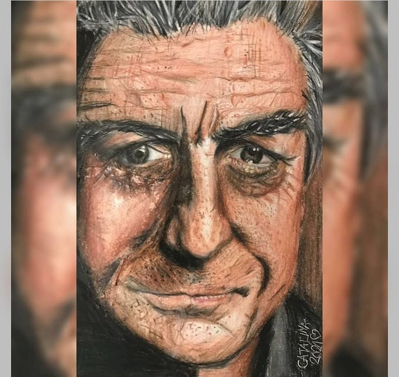 Mi Proyecto del curso:  Retrato realista con lápices de colores - @catu.arte  3