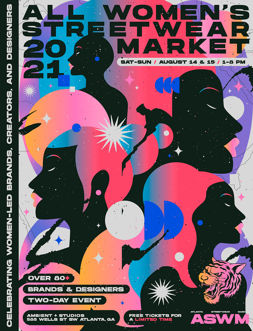 Posters ATLANTA STREETWEAR MARKET 2021 1