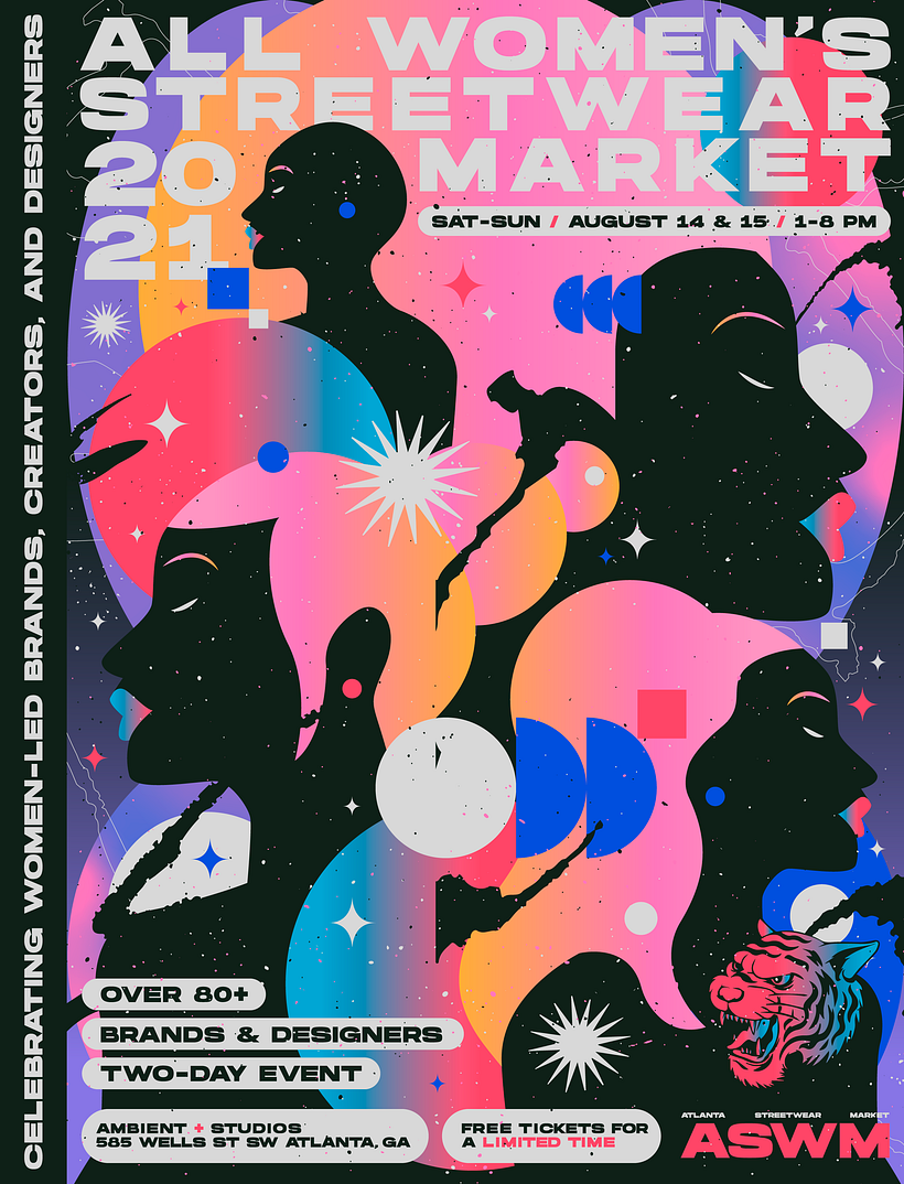 Posters ATLANTA STREETWEAR MARKET 2021 2