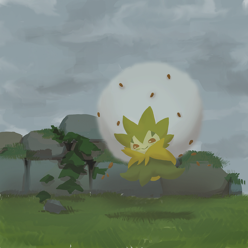 Eldegoss (cloudy)