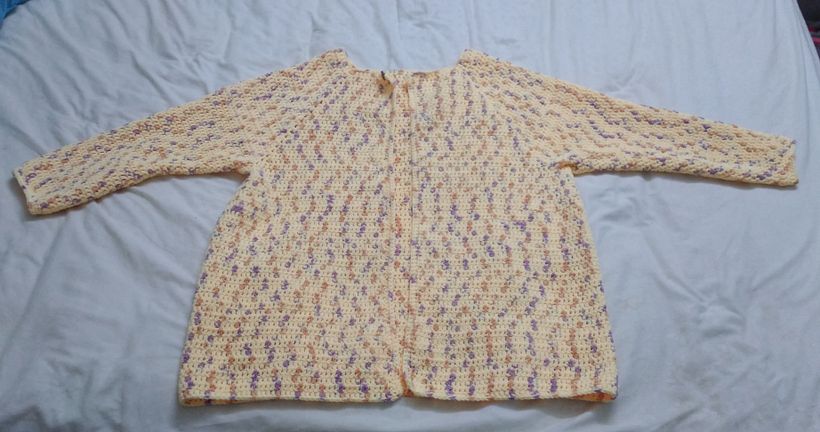 My project in  Top-Down: One-Piece Crocheted Garments  course 1