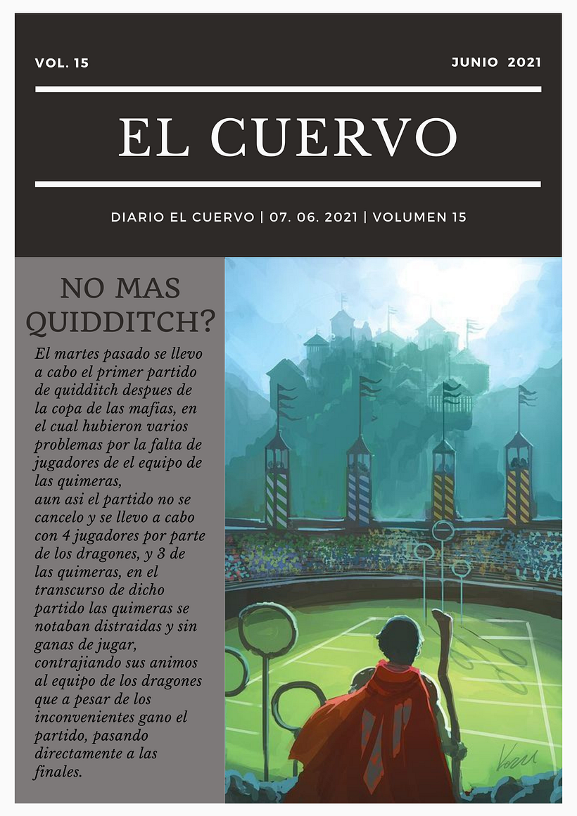 El cuervo || Portada del volumen 16 (Academia Corvus) 1
