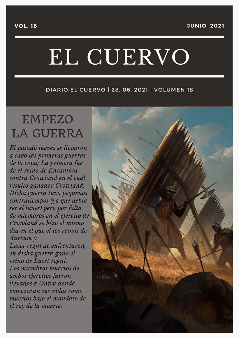 El cuervo || Portada del volumen 18 (Academia Corvus) 1