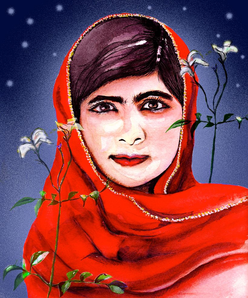 Malala, Premio Nobel 2014. by Tita Ruiz