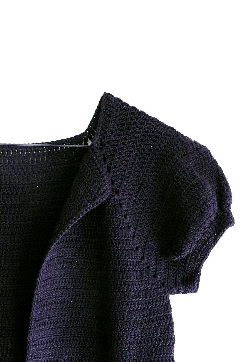Mi Proyecto del curso:  Top-down: prendas a crochet de una sola pieza 4