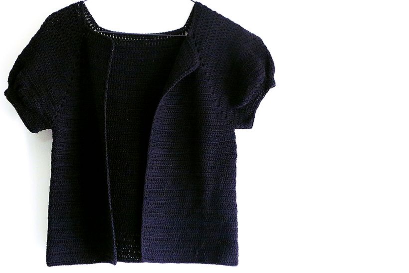 listo! después de mucho hacer y deshacer, opte por una chaqueta en manga corta de algodón para verano :)