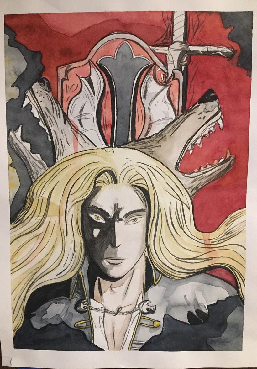 Mi proyecto del curso de acuarela con estilo manga 1