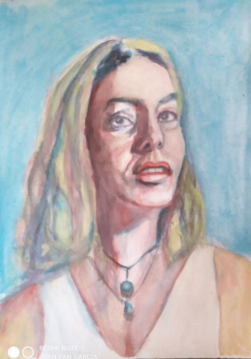 Mi Proyecto del curso: Retrato artístico en acuarela 2