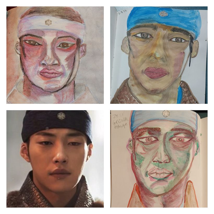 My project in Artistic Portrait with Watercolors course: K-Drama Favorites from :My Country_-A New Age" 4