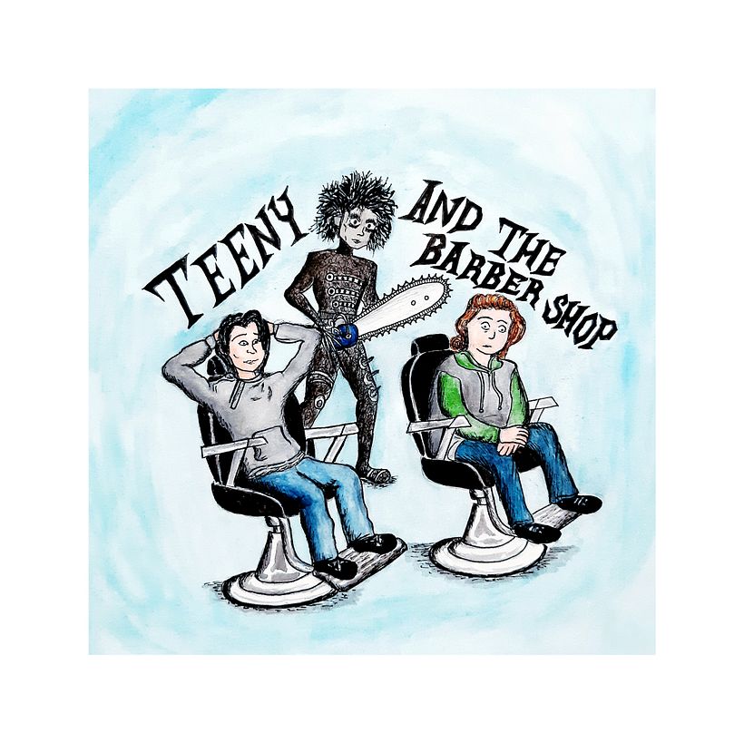 Teeny and the barber shop cover art 1