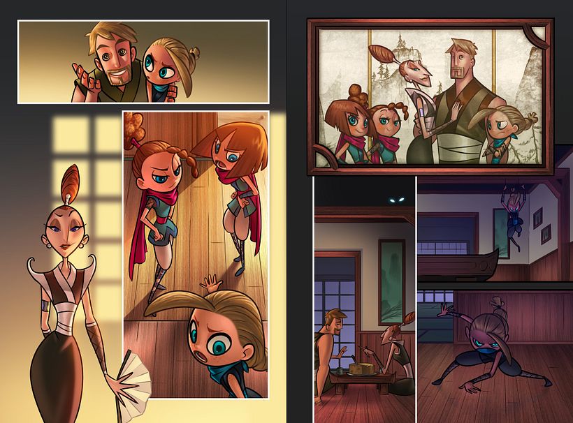 Esta historia es similar a Cenicienta, con la diferencia de que el tema aquí son: NINJAS.
